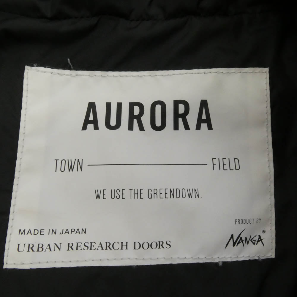 NANGA ナンガ DR97-27M701 × URBAN RESEARCH DOORS アーバンリサーチドアーズ別注 AURORA オーロラ ダウン ジャケット ブラック系 one【中古】