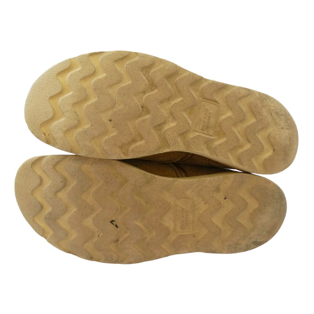 RED WING レッドウィング 8167 USA製 Classic Round Toe 半円 犬タグ スエード ブーツ ブラウン系 7.5【中古】