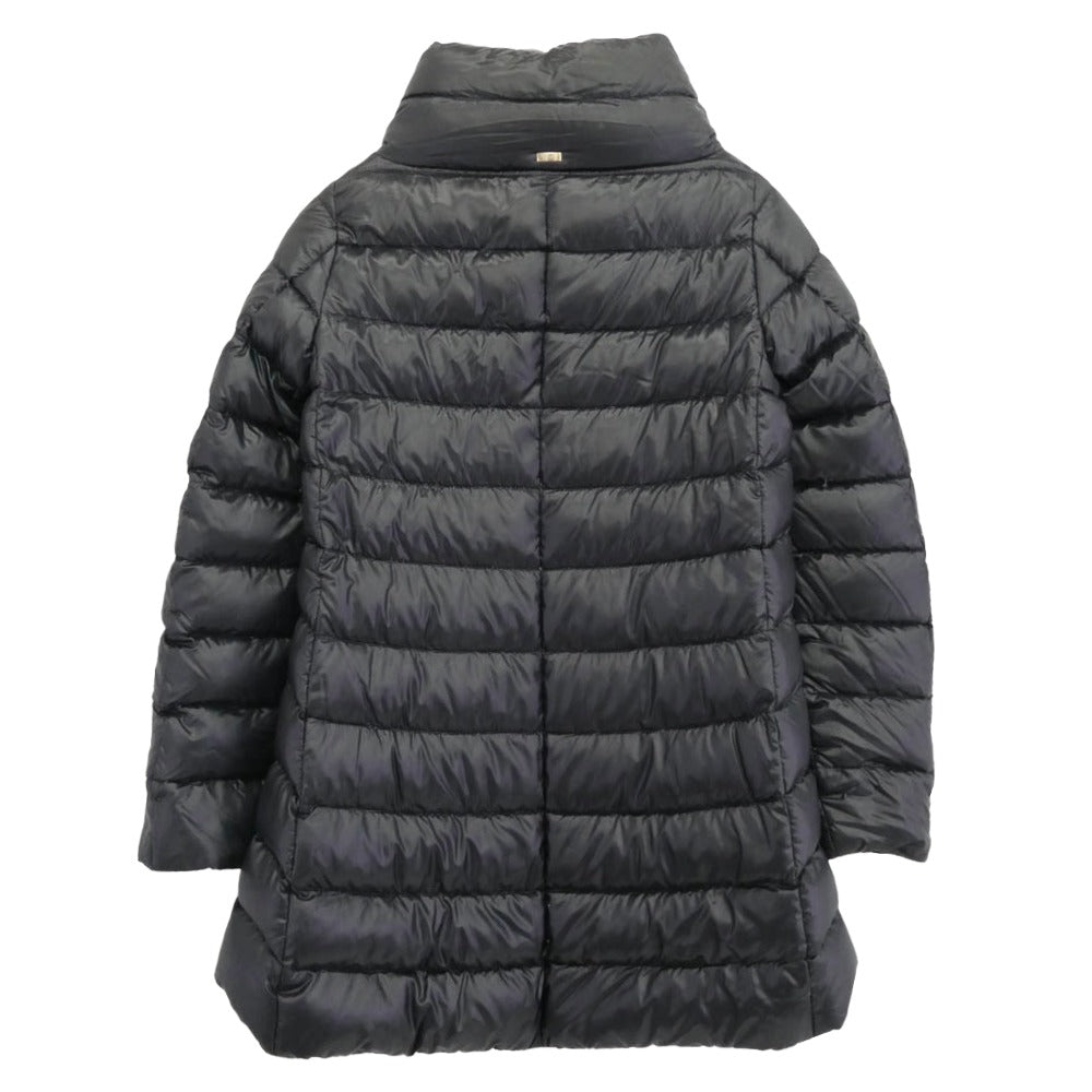 Herno ヘルノ PI0505DIC-12017-9300 AMELIA アメリア ICONICO イコニコ ダウン コート ブラック系 38【中古】