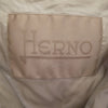 Herno ヘルノ PI043DR-12017-9408 ハイブリッド エコファー 切替 ダウン ジャケット コート グレー系 44【中古】