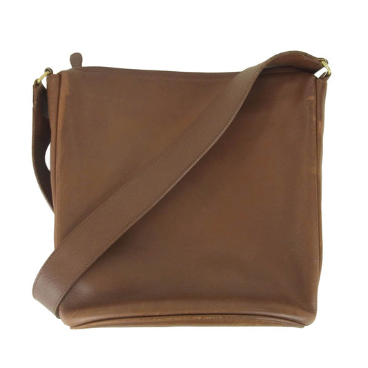 COACH コーチ 4128 OLD オールド レザー ショルダー バッグ ブラウン系【中古】