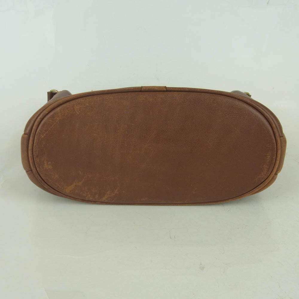 COACH コーチ 4128 OLD オールド レザー ショルダー バッグ ブラウン系【中古】