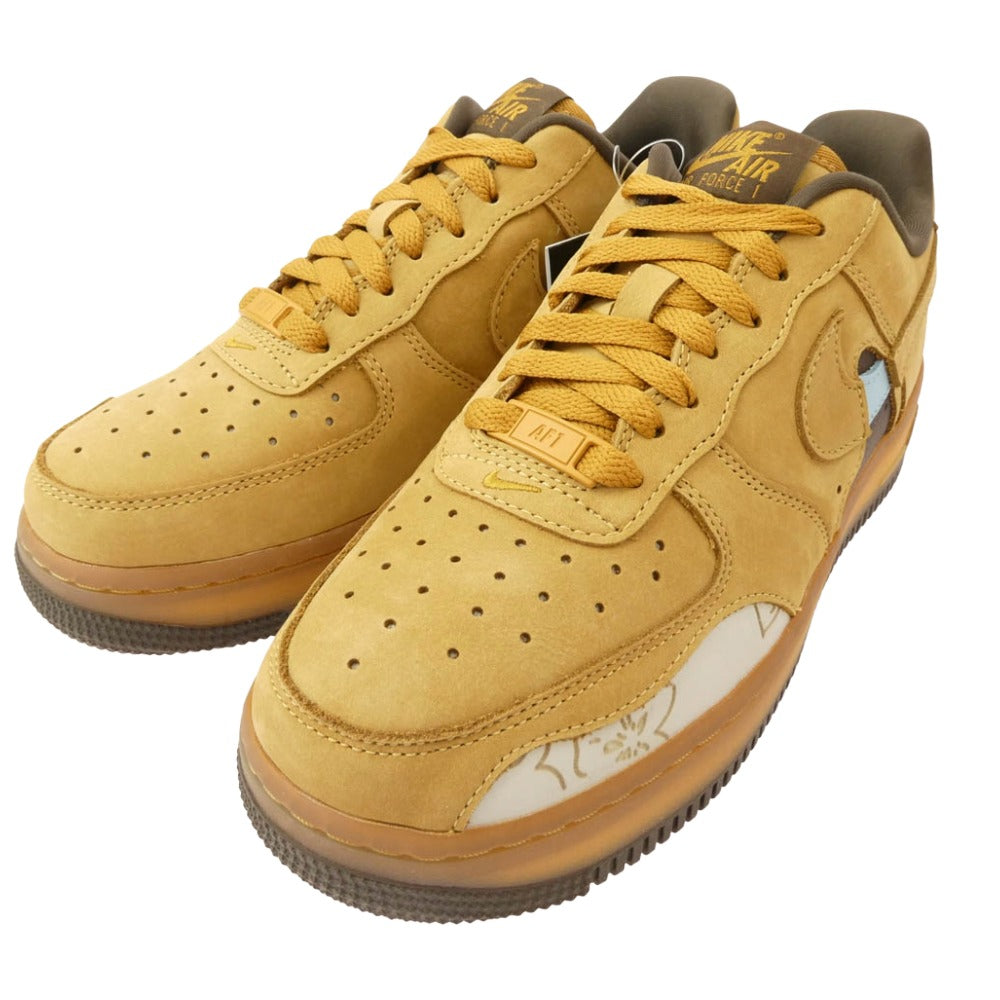 NIKE ナイキ DQ7580-700 Women's Air Force 1 Low 07 Wheat and Dark Mocha AF1 ウィメンズ エアフォース ロー スニーカー ベージュ系 24.5cm【新古品】【未使用】【中古】