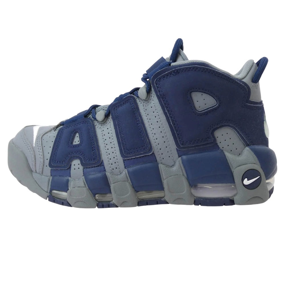 NIKE ナイキ 921948-003 Air More Uptempo 96 Cool Grey White Midnight Navy エアモアアップテンポ スニーカー ダークグレー系 24cm【新古品】【未使用】【中古】