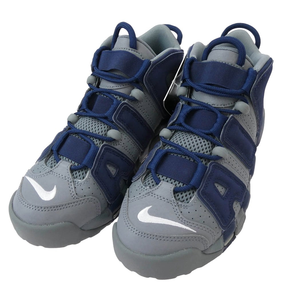 NIKE ナイキ 921948-003 Air More Uptempo 96 Cool Grey White Midnight Navy エアモアアップテンポ スニーカー ダークグレー系 24cm【新古品】【未使用】【中古】