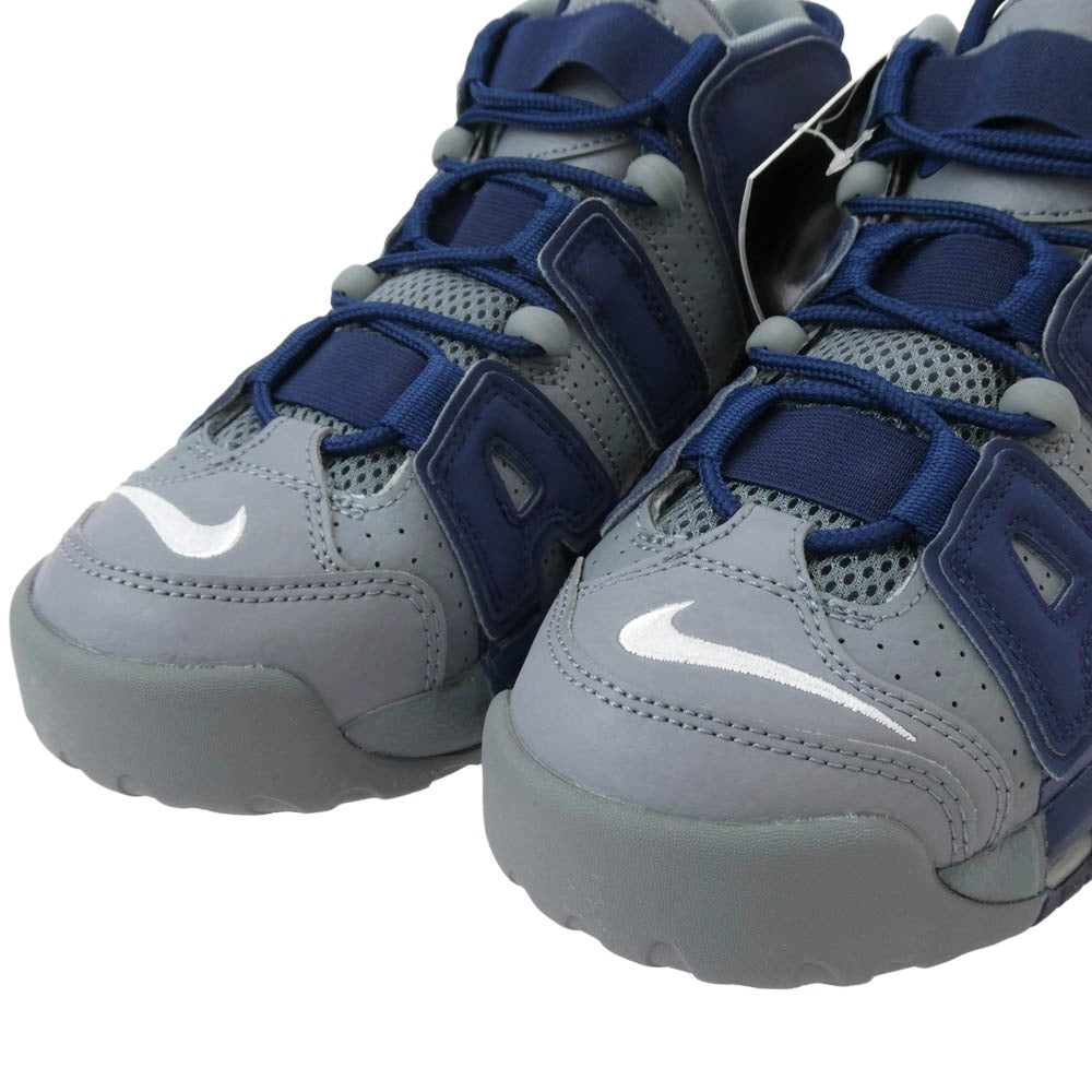 NIKE ナイキ 921948-003 Air More Uptempo 96 Cool Grey White Midnight Navy エアモアアップテンポ スニーカー ダークグレー系 24cm【新古品】【未使用】【中古】