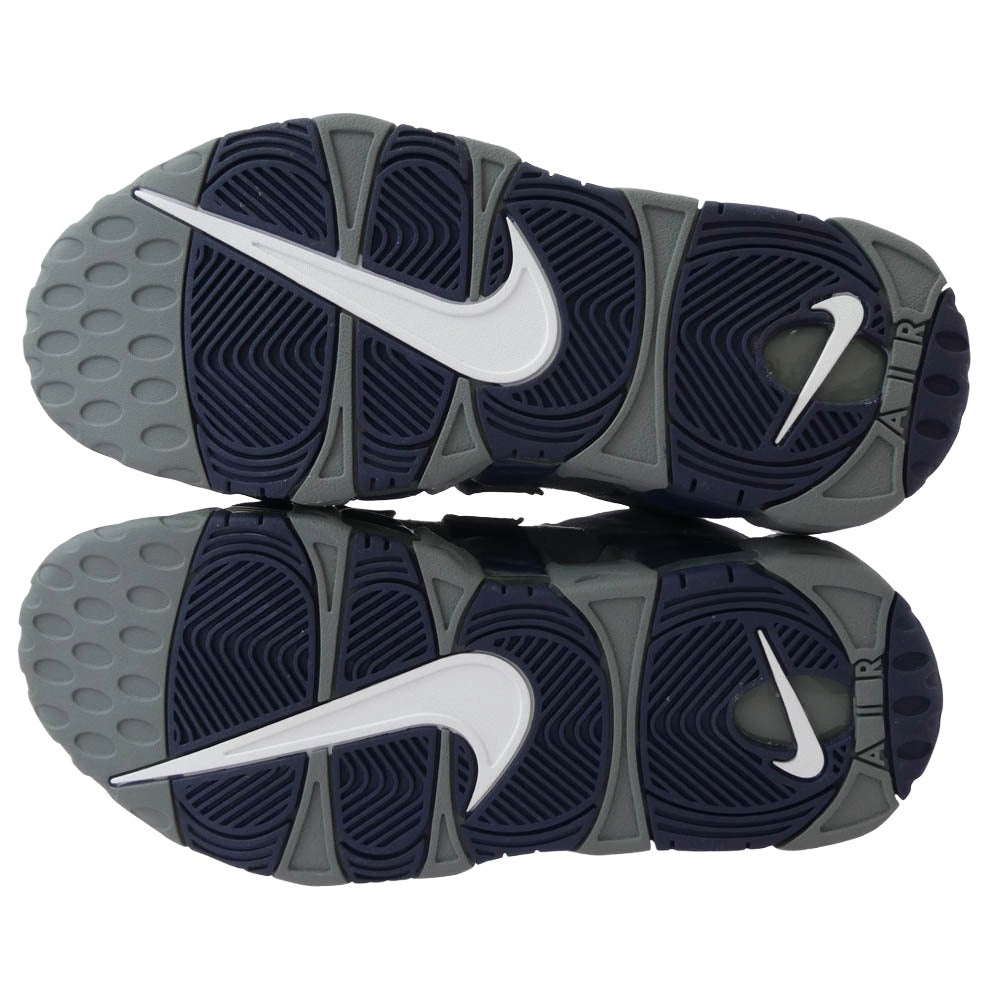 NIKE ナイキ 921948-003 Air More Uptempo 96 Cool Grey White Midnight Navy エアモアアップテンポ スニーカー ダークグレー系 24cm【新古品】【未使用】【中古】