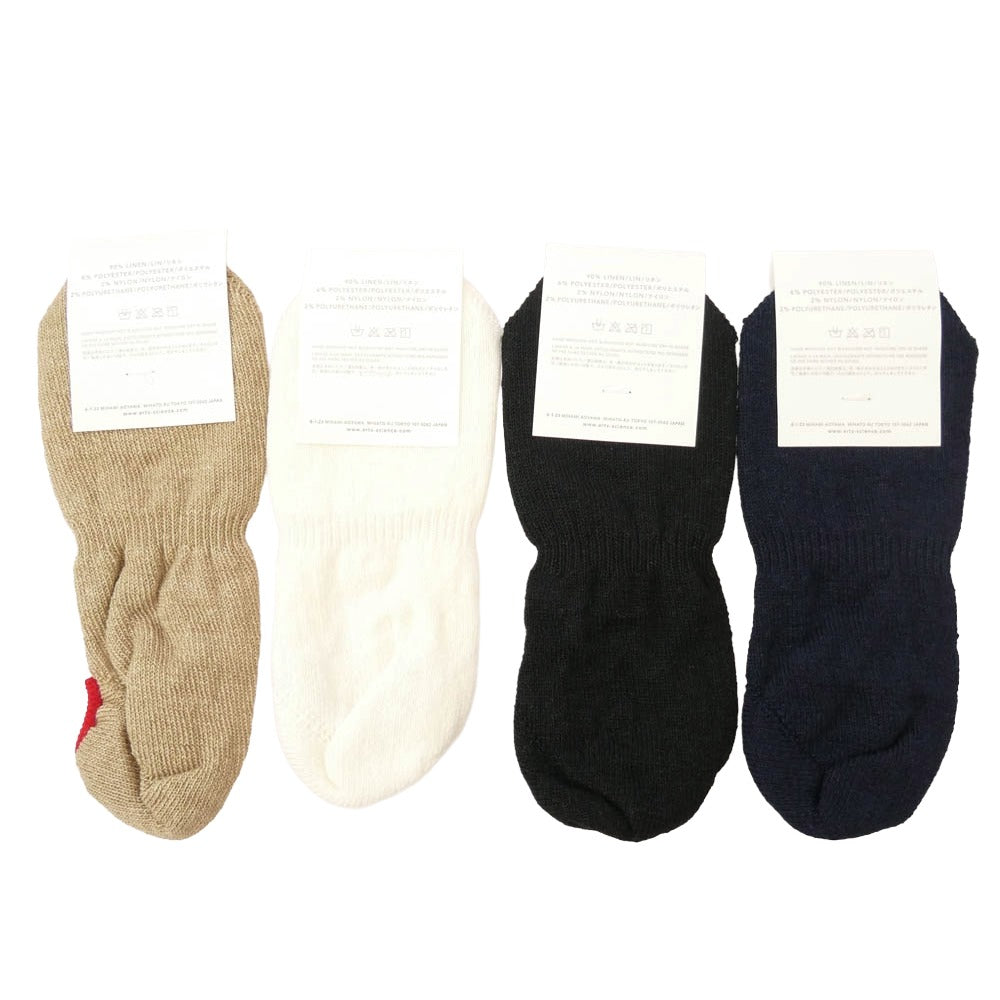 アーツ＆サイエンス ショートソックス 4足セット 靴下 マルチカラー系 25-27cm【新古品】【未使用】【中古】