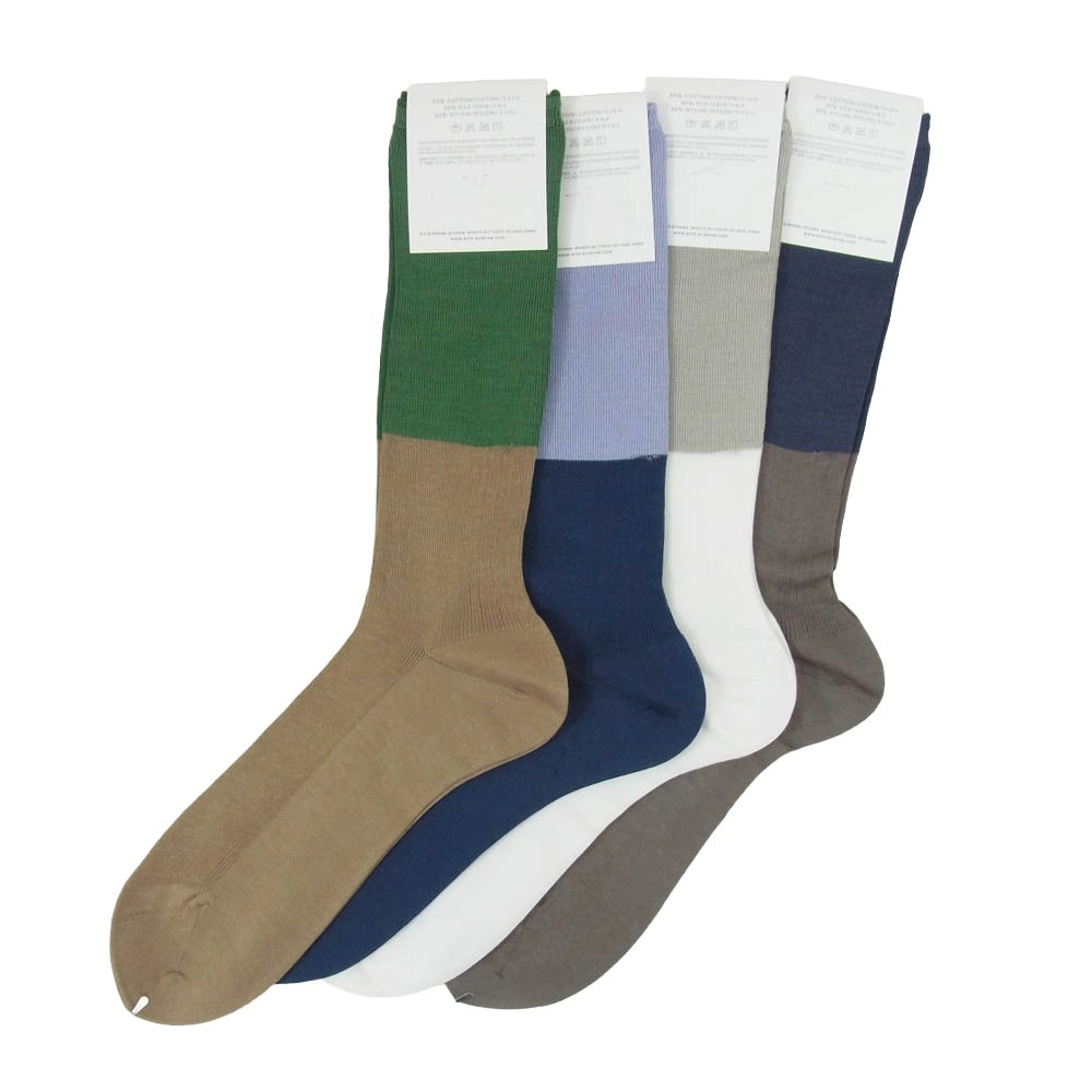 アーツ＆サイエンス ロングソックス 4足セット 靴下 25-27cm【新古品】【未使用】【中古】