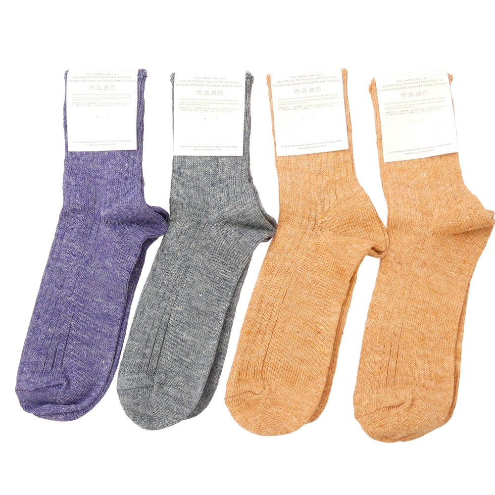 アーツ＆サイエンス ロングソックス 4足セット 靴下 マルチカラー系 23-25cm【新古品】【未使用】【中古】