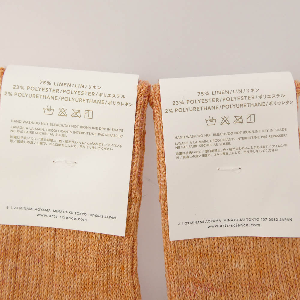 アーツ＆サイエンス ロングソックス 4足セット 靴下 マルチカラー系 23-25cm【新古品】【未使用】【中古】