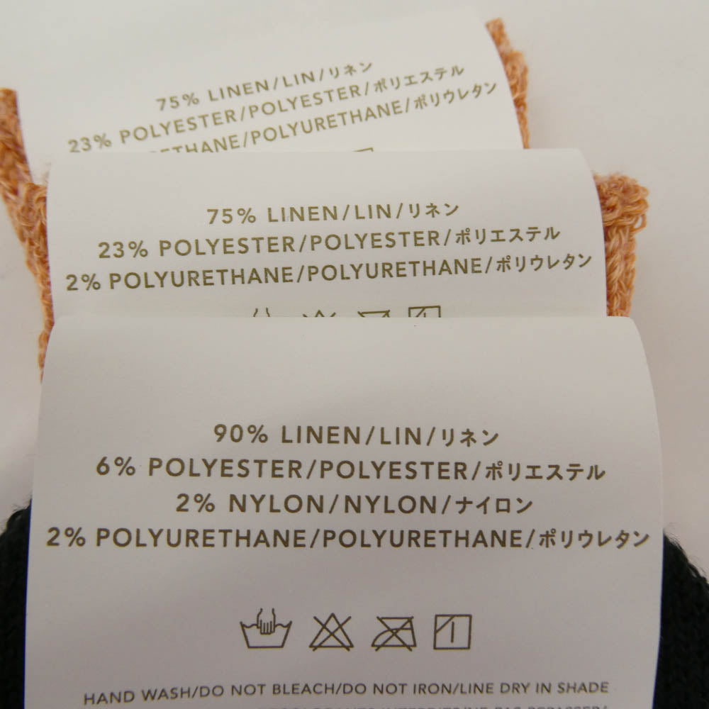 アーツ＆サイエンス ロングソックス ショートソックス 5足セット 靴下 マルチカラー系 23-25cm【新古品】【未使用】【中古】