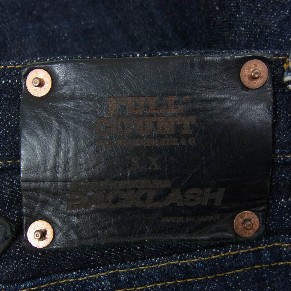ISAMUKATAYAMA BACKLASH イサムカタヤマバックラッシュ 21AW FL-1970-03 FULLCOUNT フルカウント ストレート デニムパンツ インディゴブルー系 34【中古】