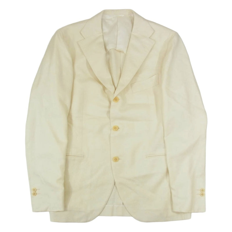 ブルチアーレ 3B テーラードジャケット ジャケット オフホワイト系 50【中古】