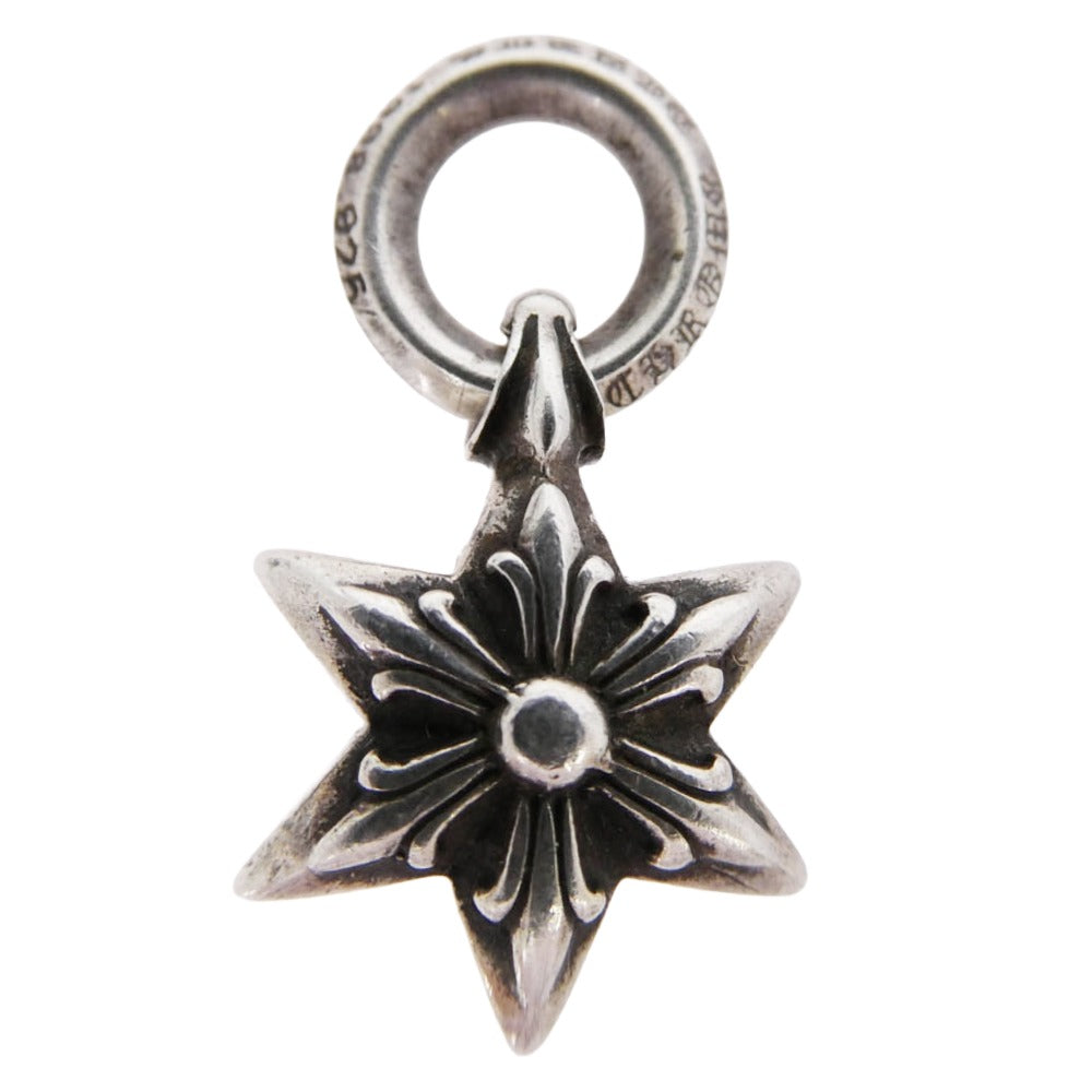 CHROME HEARTS クロムハーツ（原本無） 6POINT STAR CHARM 6ポイント スター チャーム ペンダントトップ シルバー系【中古】