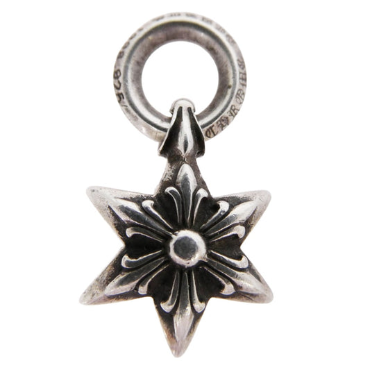 CHROME HEARTS クロムハーツ（原本無） 6POINT STAR CHARM 6ポイント スター チャーム ペンダントトップ シルバー系【中古】
