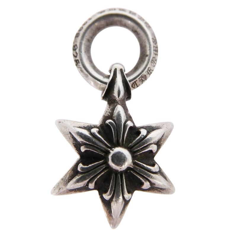 CHROME HEARTS クロムハーツ（原本無） 6POINT STAR CHARM 6ポイント スター チャーム ペンダントトップ シルバー系【中古】