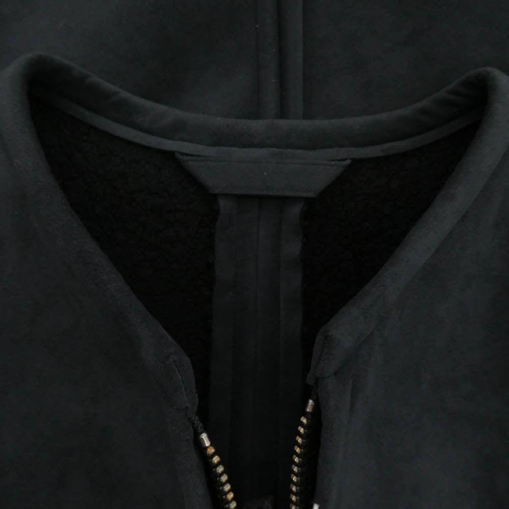 ISSEY MIYAKE イッセイミヤケ 25AW LA53-FC272 IM MEN アイムメン ULTRA BOA ウルトラスエード ボア ジャケット ブラック系【極上美品】【中古】