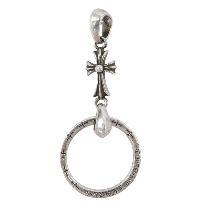 CHROME HEARTS クロムハーツ（原本無） EWLP NTFL ベイビーファット クロス チャーム アイウェアループ ペンダントトップ シルバー系【中古】