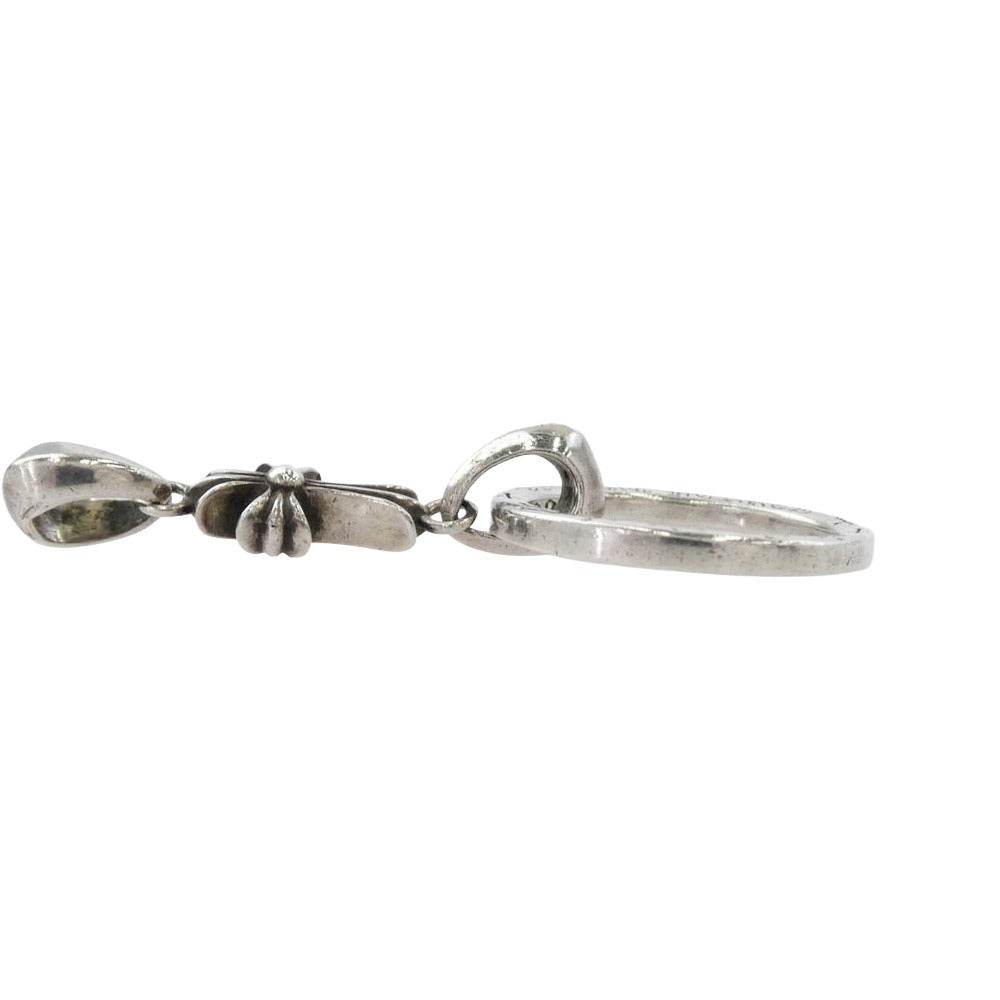 CHROME HEARTS クロムハーツ（原本無） EWLP NTFL ベイビーファット クロス チャーム アイウェアループ ペンダントトップ シルバー系【中古】