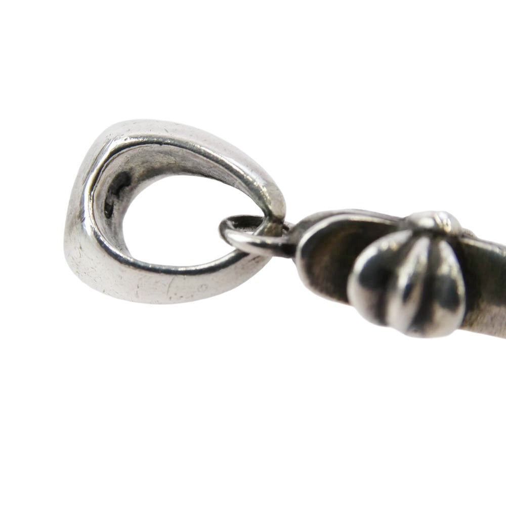 CHROME HEARTS クロムハーツ（原本無） EWLP NTFL ベイビーファット クロス チャーム アイウェアループ ペンダントトップ シルバー系【中古】