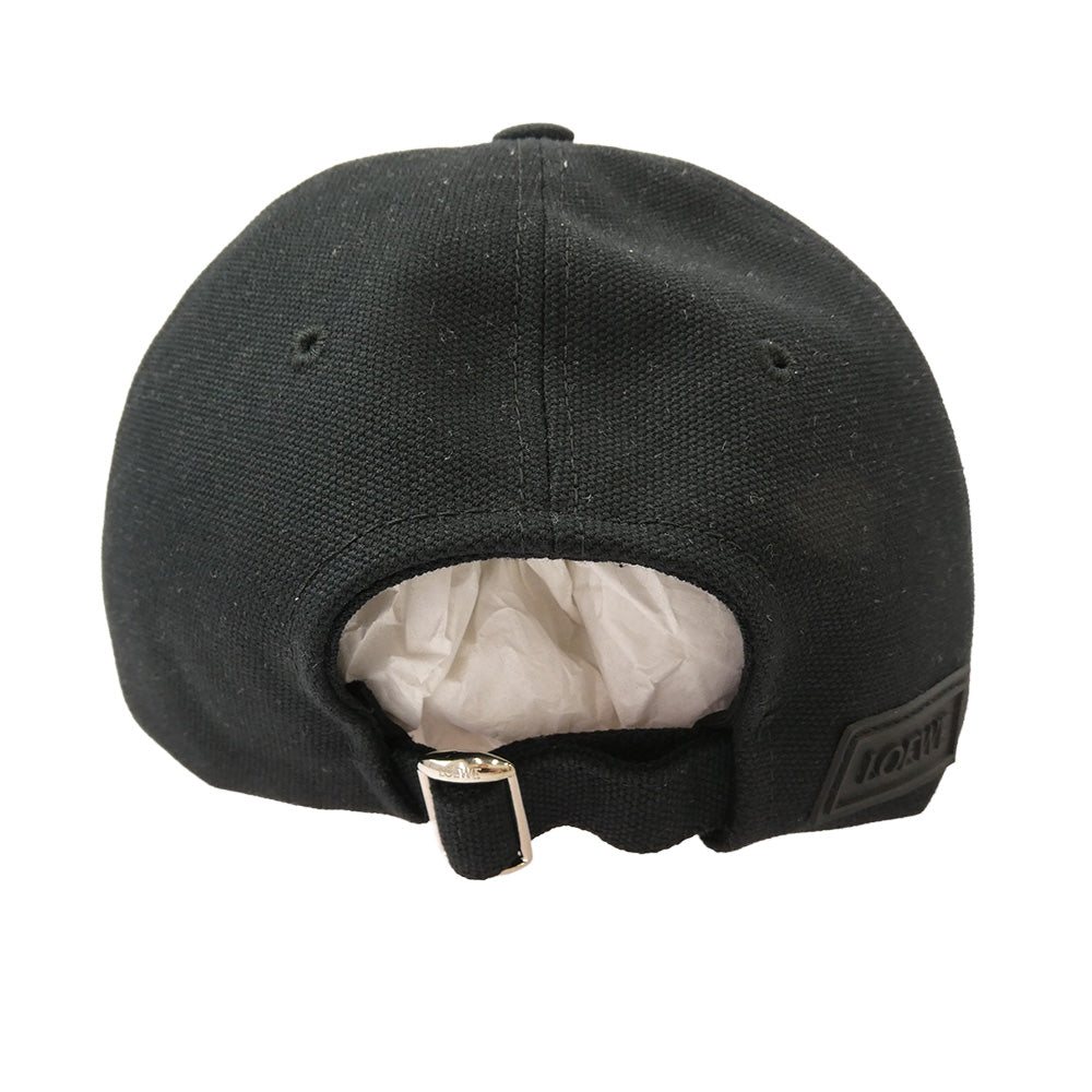 LOEWE ロエベ K820358X88 PATCH CAP アナグラム パッチ キャップ ブラック系 L【中古】