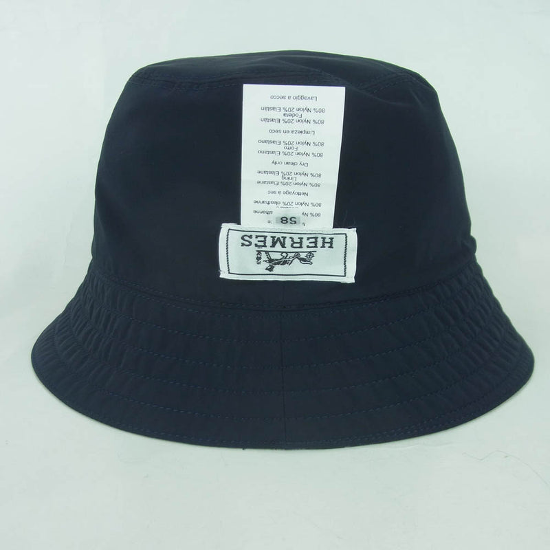 HERMES エルメス Fred Etriers reversible bucket hat フレッド