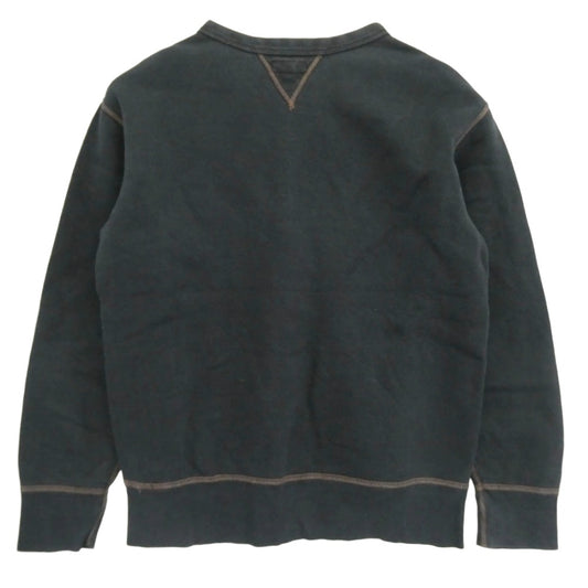 The REAL McCOY'S ザリアルマッコイズ 10 oz. LOOPWHEEL CREWNECK SWEATSHIRT ループウィール 両V スウェットシャツ ブラック系 M【中古】