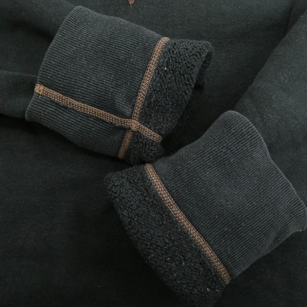 The REAL McCOY'S ザリアルマッコイズ 10 oz. LOOPWHEEL CREWNECK SWEATSHIRT ループウィール 両V スウェットシャツ ブラック系 M【中古】