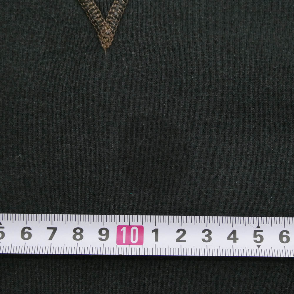 The REAL McCOY'S ザリアルマッコイズ 10 oz. LOOPWHEEL CREWNECK SWEATSHIRT ループウィール 両V スウェットシャツ ブラック系 M【中古】