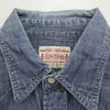 BONCOURA ボンクラ CHAMBRAY WESTERN SHIRT ウエスタン シャンブレー 長袖シャツ ライトブルー系 36【中古】