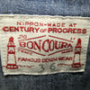 BONCOURA ボンクラ CHAMBRAY WESTERN SHIRT ウエスタン シャンブレー 長袖シャツ ライトブルー系 36【中古】
