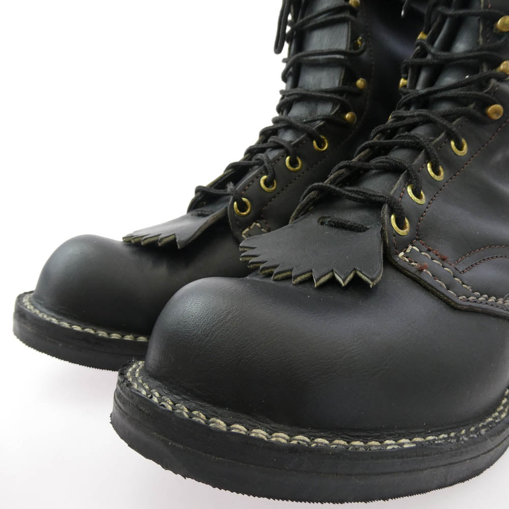 WESCO ウエスコ JOBMASTER ジョブマスター Vibram ビブラムソール ワークブーツ ブラック系 8D【美品】【中古】