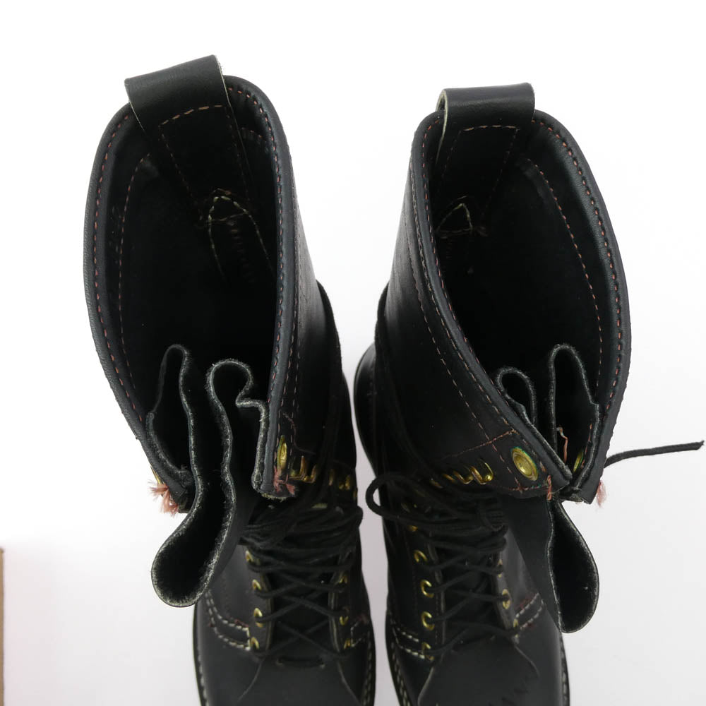 WESCO ウエスコ JOBMASTER ジョブマスター Vibram ビブラムソール ワークブーツ ブラック系 8D【美品】【中古】