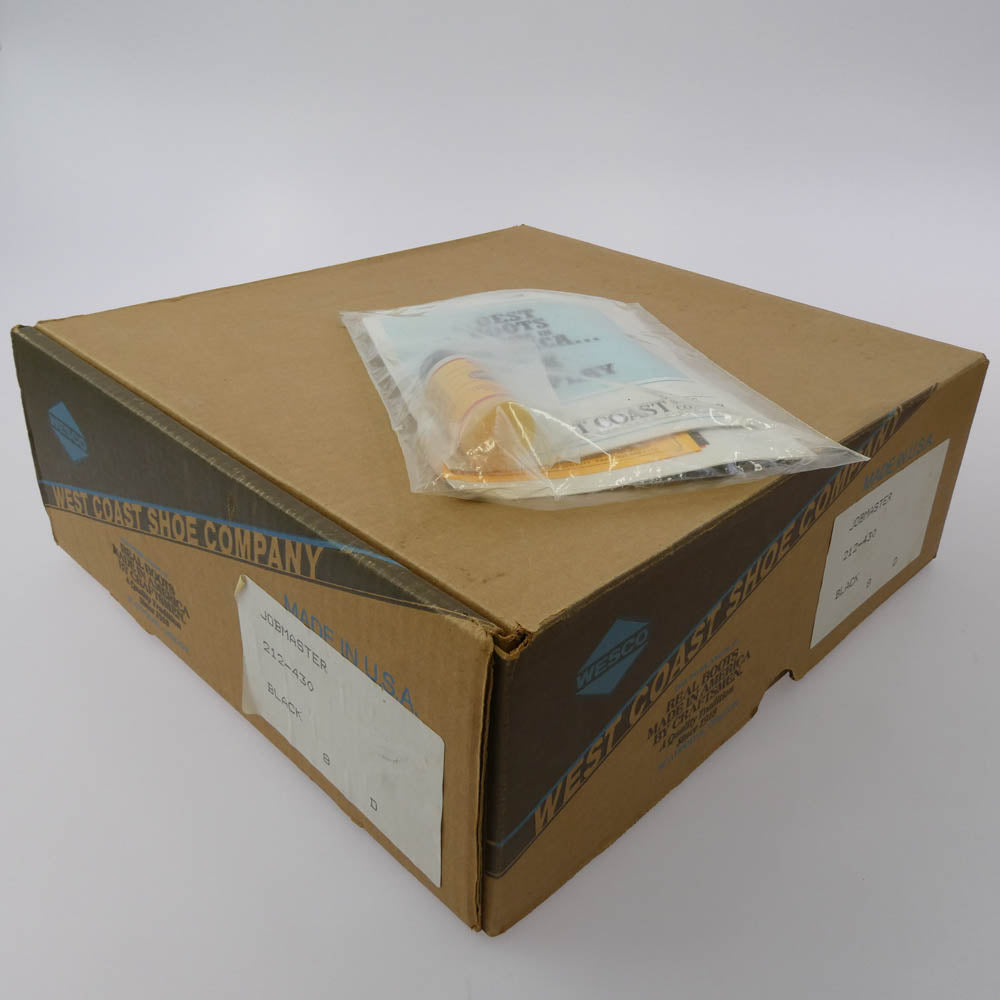 WESCO ウエスコ JOBMASTER ジョブマスター Vibram ビブラムソール ワークブーツ ブラック系 8D【美品】【中古】