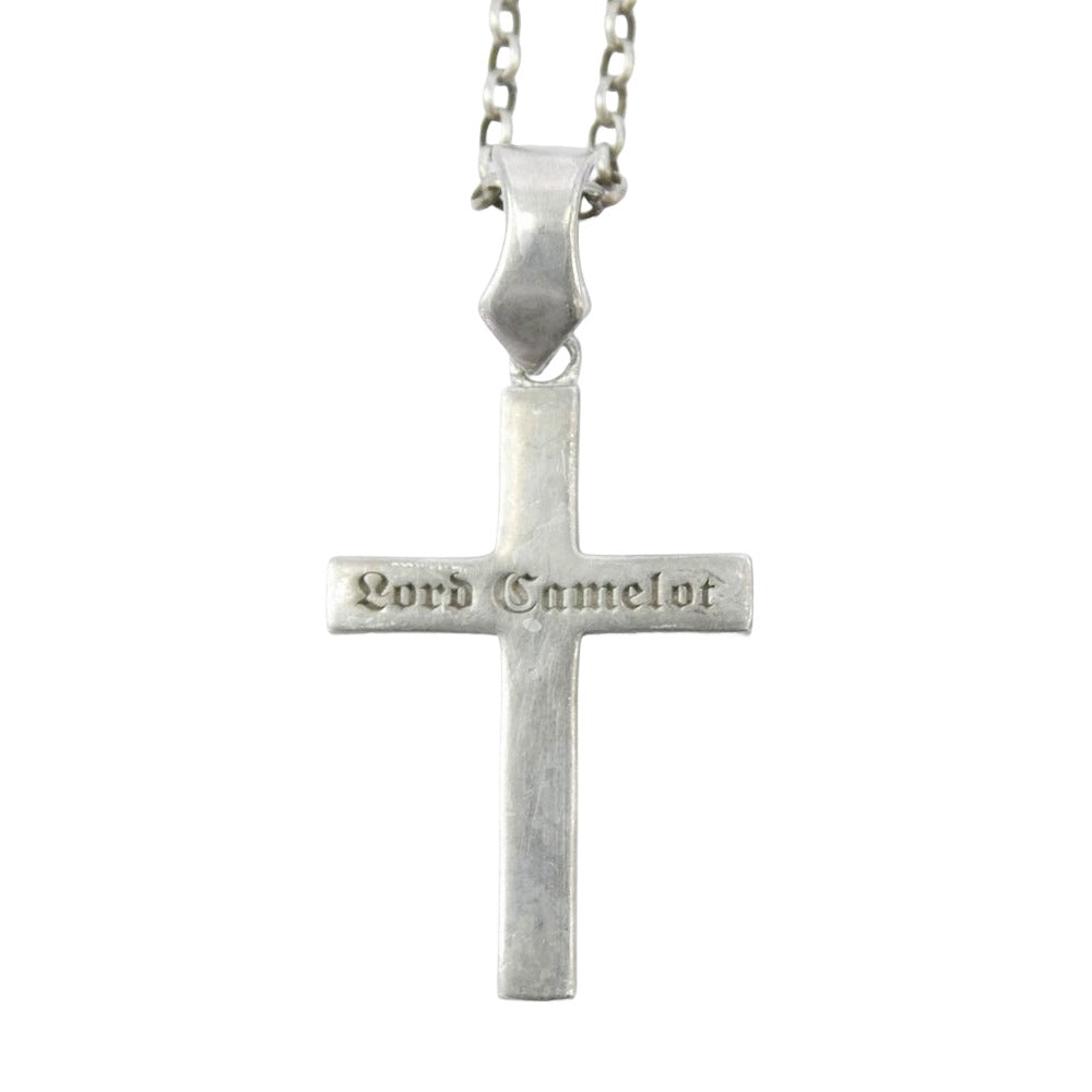 LordCamelot ロードキャメロット × 松岡充 ストーン付き クロス ペンダントトップ シルバー系【中古】