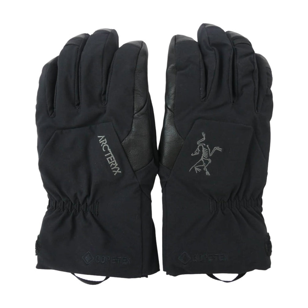 ARC'TERYX アークテリクス X000009935 2025年製 VENTA GTX GLOBE ベンタ ゴアテックス レザー切替 グローブ 手袋 ブラック系 UNISEX 19.7-20.6cm【中古】