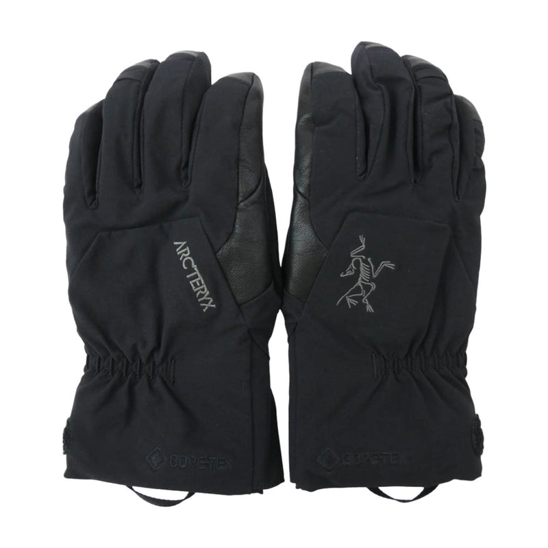 ARC'TERYX アークテリクス X000009935 2025年製 VENTA GTX GLOBE ベンタ ゴアテックス レザー切替 グローブ 手袋 ブラック系 UNISEX 19.7-20.6cm【中古】