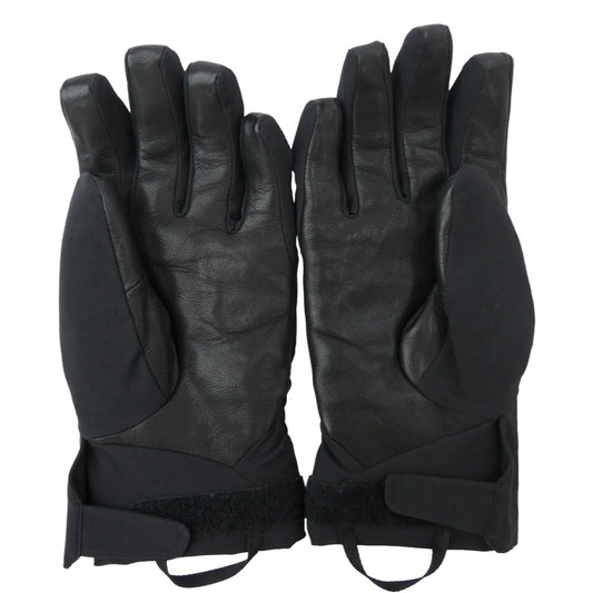 ARC'TERYX アークテリクス X000009935 2025年製 VENTA GTX GLOBE ベンタ ゴアテックス レザー切替 グローブ 手袋 ブラック系 UNISEX 19.7-20.6cm【中古】