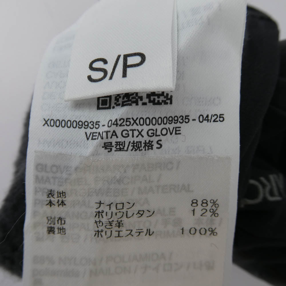 ARC'TERYX アークテリクス X000009935 2025年製 VENTA GTX GLOBE ベンタ ゴアテックス レザー切替 グローブ 手袋 ブラック系 UNISEX 19.7-20.6cm【中古】