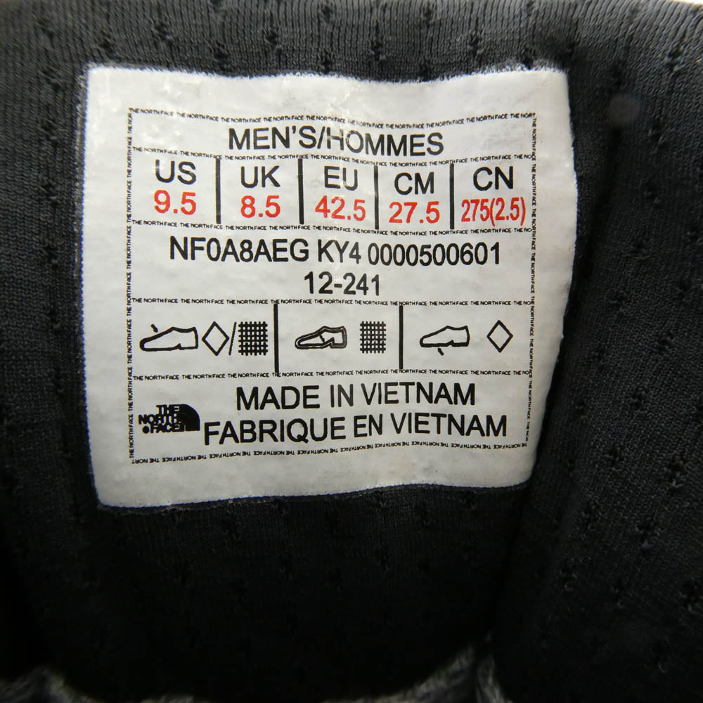 THE NORTH FACE ノースフェイス NF02512 OFFTRAIL HIKE GTX オフトレイルハイク ゴアテックス スニーカー ブラック系 27.5【中古】