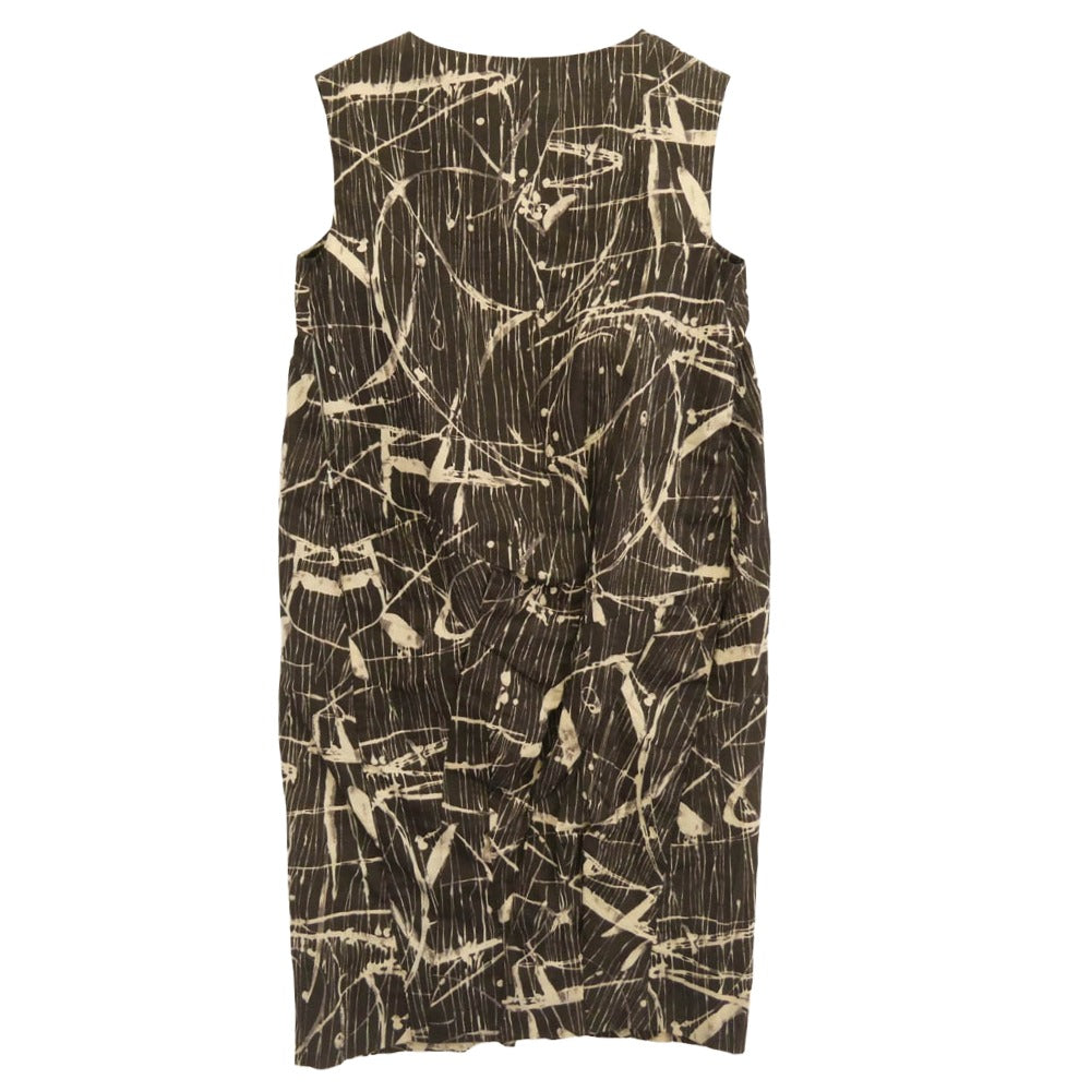 MARNI マルニ ノースリーブ ワンピース ダークブラウン系 40【中古】