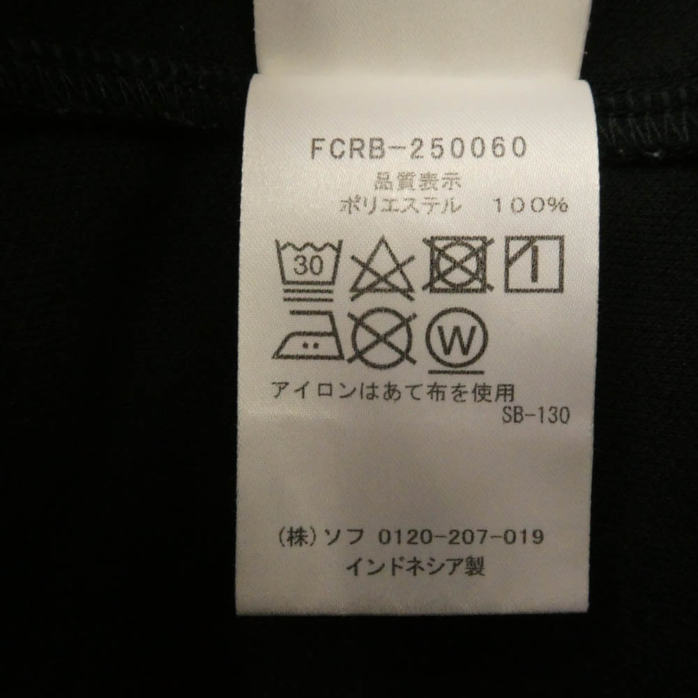 F.C.R.B. エフシーアールビー 25SS FCRB-250060 TRAINING TRACK JACKET トレーニング トラックジャケット ジャージ ブラック系 XL【中古】