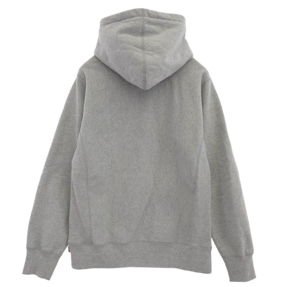 Supreme シュプリーム 16AW BOX LOGO HOODED SWEATSHIRT ボックスロゴ フーデッド スウェットシャツ プルオーバー パーカー グレー系 M【中古】