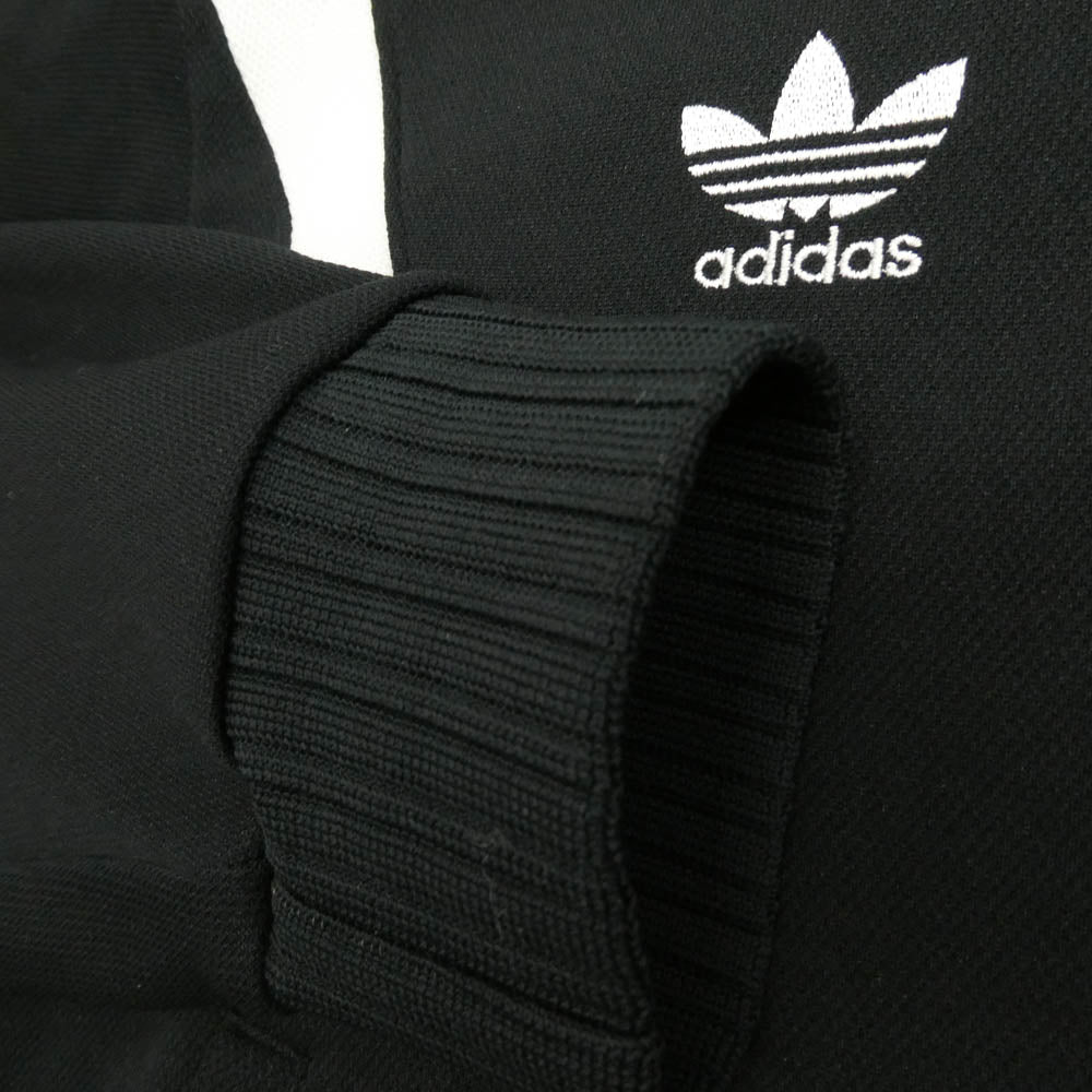 adidas アディダス 90s デサントタグ ジャージ トラックジャケット ブラック系 98-6 JASPO/O【中古】