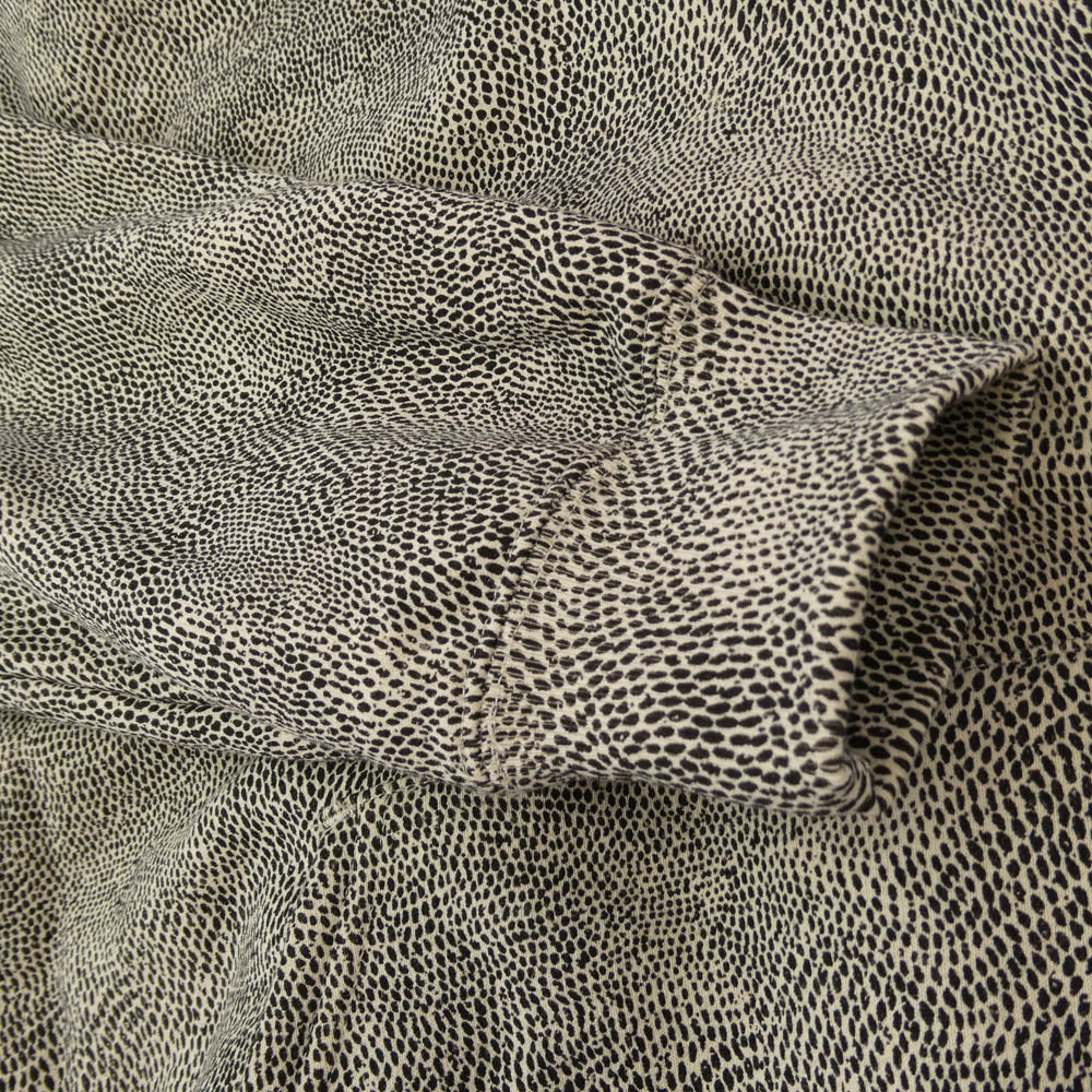 Supreme シュプリーム 25SS Small Box Hooded Sweatshirt Snakeskin スモールボックスロゴ フーデッド スウェットシャツフーディ パーカー ブラック系 ホワイト系 M【中古】