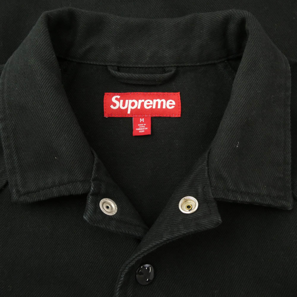 Supreme シュプリーム 24SS ARC Denim Coaches Jacket アーチロゴ デニム ジャケット ブラック系 M【中古】