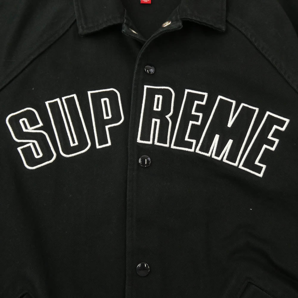 Supreme シュプリーム 24SS ARC Denim Coaches Jacket アーチロゴ デニム ジャケット ブラック系 M【中古】