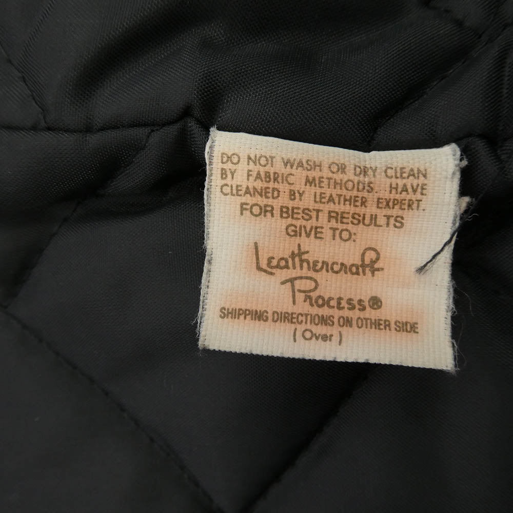 schott ショット 618 USA製 Perfecto バイカータグ ダブルライダースジャケット ブラック系 38【中古】