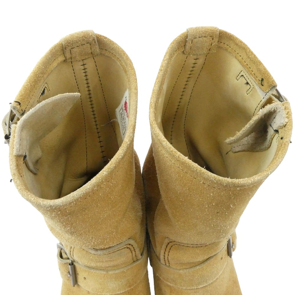 RED WING レッドウィング 8268 PT91 Engineer スエード エンジニア ブーツ US7.5D【中古】